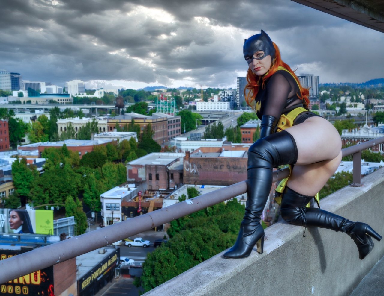 Batgirl cosplay by Crafty Fox Cosplay 