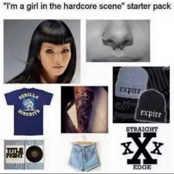 Still wanna know why someone made a meme about me ✖️✖️✖️ #straightedgegirls #hardcoregirls #stilljammingto #Whitechapel #moshboys