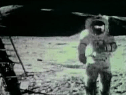 humanoidhistory:  Apollo 17 astronaut Gene Cernan on the Moon, December 12, 1972. 