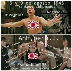 humorhistorico:  Estados Unidos y Japón, ambos imperialismos monopólicos, en realidad actuaban de la misma forma.