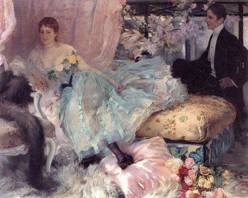 “After the ball” by Henri Lucien Doucet, 1889
