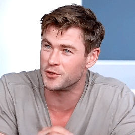 thegifs: Chris Hemsworth at Tag Heuer Factory