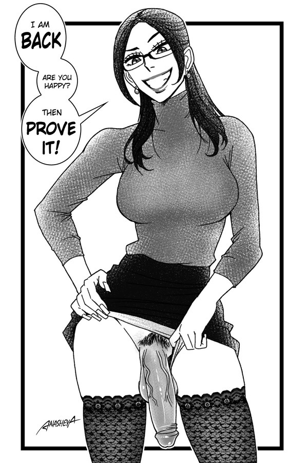 futanariobsession:  Anasheya is back! See more shemale and futanari hentai at Futanari