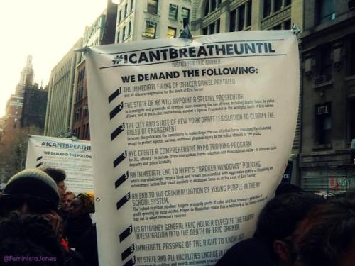 justice4mikebrown:#MillionsMarchNYC (pt. 3)December 13