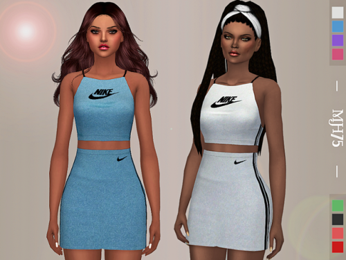 S4 Athletico Nike Dress-Athletic one piece outfit-cas thumbnail-8 coloursMesh by Metens [Included- w