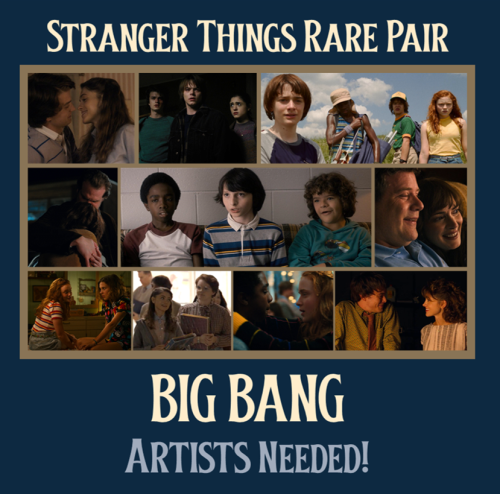 st-rarepairbang: Calling all Stranger Things Artists!We have thirteen authors participating this yea