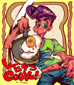 bluemarblue:  cooking Josuke