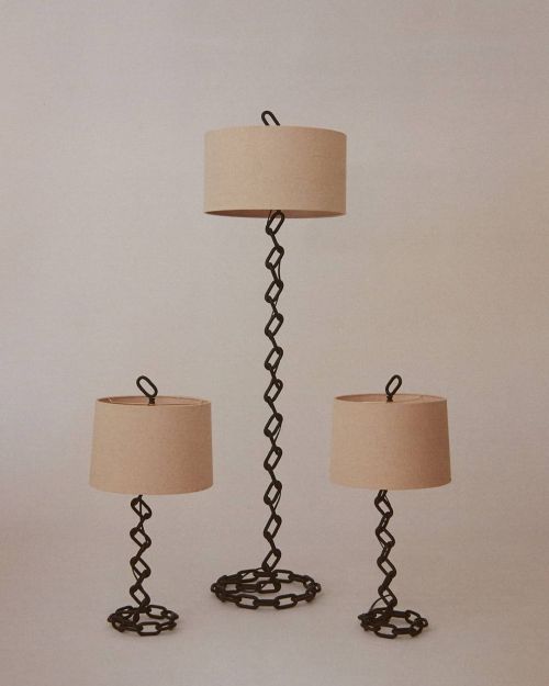 unsubconscious:  Chain link lamps via Bruises