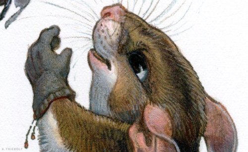 Reunification of bee ‘n mouse. c:  Plus a few ridiculously high-res scans, for fun.m