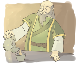 pukotort: zukka week day 4 free day uncle iroh is very happy his nephew   