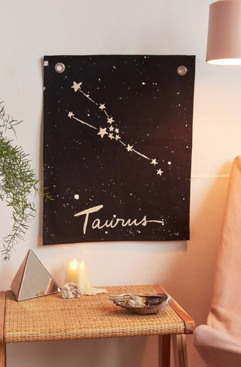 Glow-In-The-Dark Mini Zodiac Tapestry