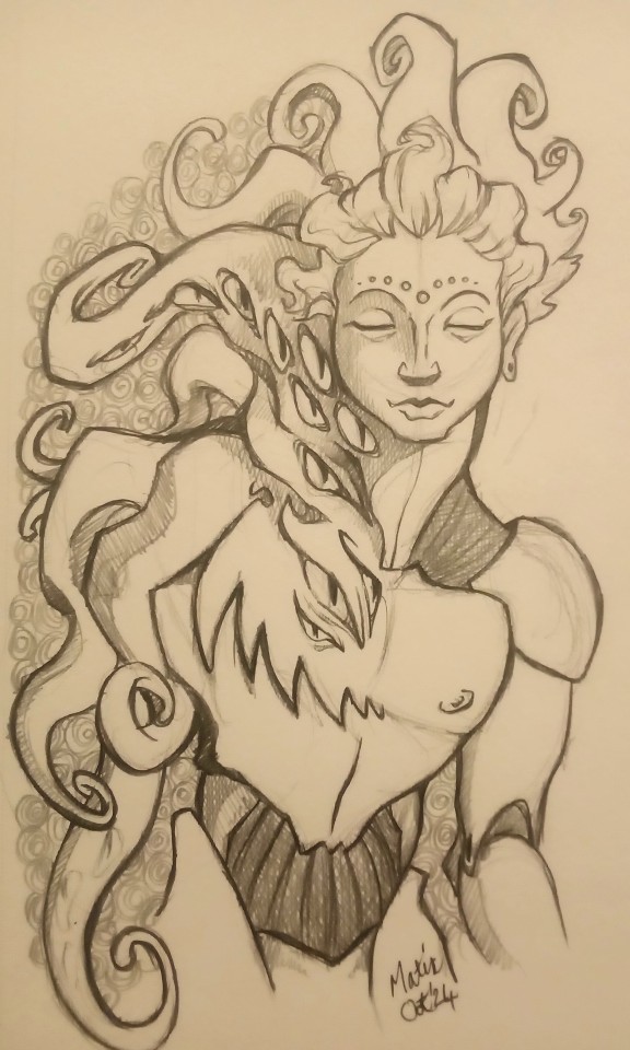 Prompt Fill For @thepromptfoundry For Oct 1 - Too Many Eyes