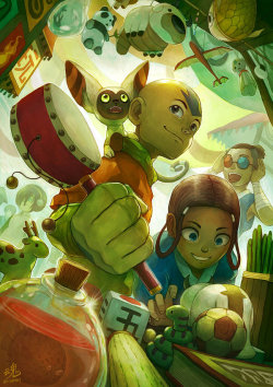 Ry-Spirit:  Avatar The Last Toy Vender. And Of Course Aang Picks The Wooden Hand