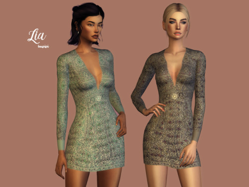 laupipi-blog: Lia Dress Hope you enjoy this new short embellished dress!Long sleeve and embellished 