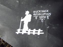 rucksackrevolution:  Left a doodle in the Provo jungle for some folks I missed out on meeting