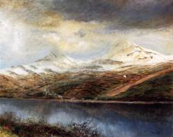 László Mednyánszky, Mountain landscape