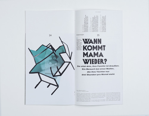 Zeitschrift der Straße Satz, TypografieIllustration: Elburuz FidanLeitung: Prof. Andrea Rauschenbusc