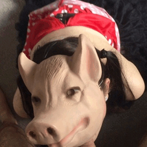 geeky-guitarist:Worthless little piggy slut 🐷