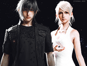 eternal-nox:  Noctis Lucis Caelum and Lunafreya Nox Fleuret  The Oracle and King