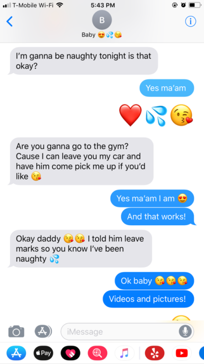 dnawifeswap: Our convo about her play date tonight. ❤️ I love this woman with everything in me. ❤️❤️