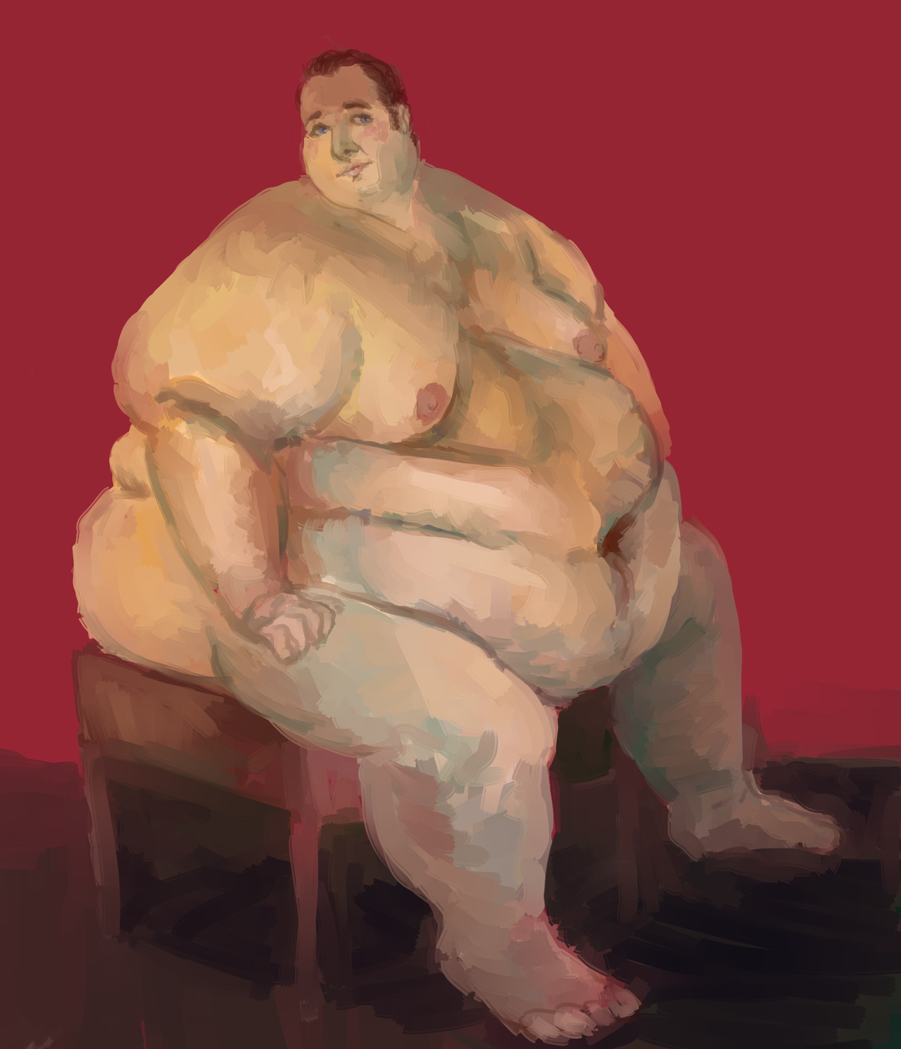 soybean–oil:  Painting and studies from the other night
