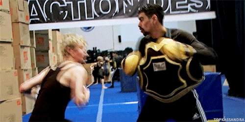 Charlize Theron Training For Atomic Blonde (2017)