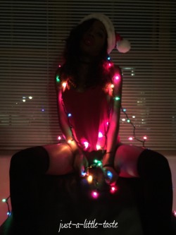 just-a-little-taste:  •if i put these lights around me, will I be as pretty as a Christmas tree?• •6 days to go•