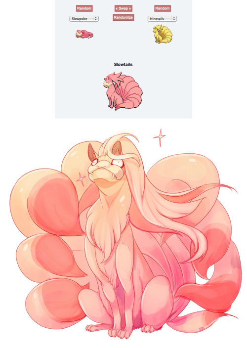 methamphetadean:  wessasaurus-rex:  mkdremareriser:  searchforelysium:  fujisalci:  therealdestructables:  I love this.  no matter what you say you cant stop me from shipping starbok x hypster  I miss this.  someone bring pokemon fusions back  Chanchoke