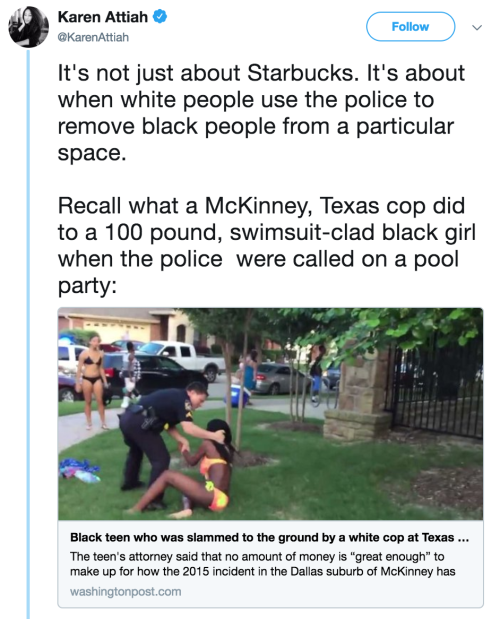 anxiety-unlimited: niggazinmoscow: This girl spoke nothing but fucking TRUTH. Last 2 linked articles, for anyone who wants to read them:  When Will the North Face Its Racism? From Starbucks to Hashtags: We Need to Talk About Why White Americans Call the