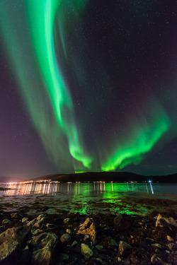 Plasmatics-Life:  Aurora Borealis In An Urban Setting ~ By Lars-Espen Langhaug 