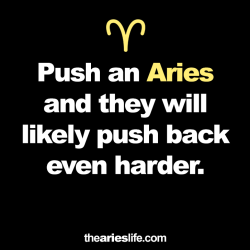 the-aries-life:  Aries Zodiac Facts / The