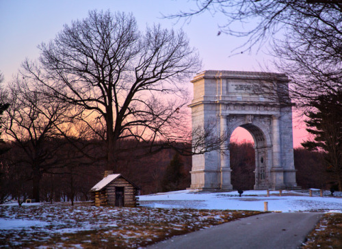 robshenk:Photos from a morning visit to a frigid Valley Forge National Historic Park.  Despite facin