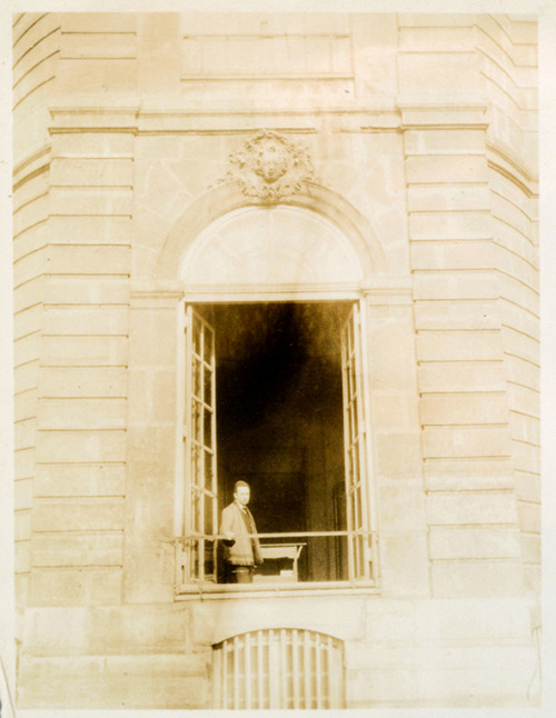 Rainer Maria Rilke photographed by the Count Harry Kessler in the Confiscated Convent of the Sacré C