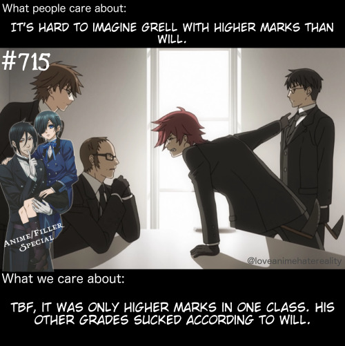 Black Butler #715 -  That sounds about right for Grell/Grelle lol. ~ LoveAnimeHateReality