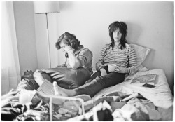 moredarkthanshark:Patti Smith and Robert