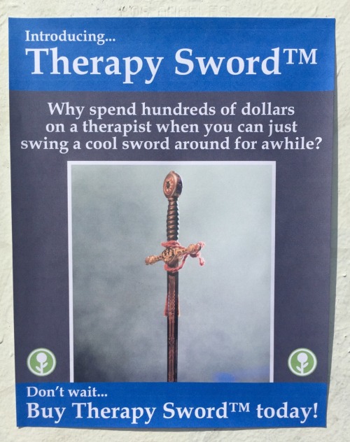 obviousplant:Therapy Sword™ saved my life!