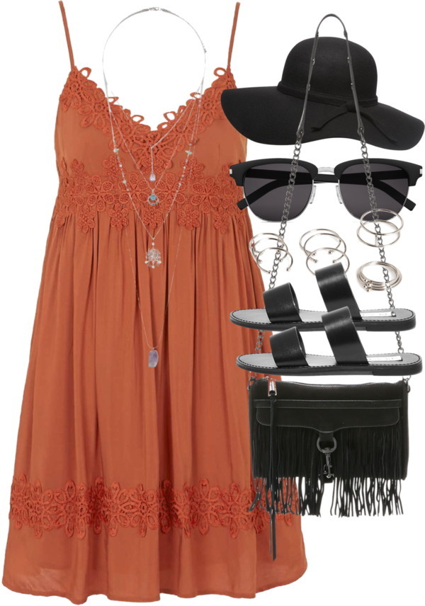 Outfit with a summer dress by ferned featuring a floral dress
Topshop floral dress, 92 AUD / Steve Madden flat shoes, 95 AUD / Rebecca Minkoff leather fringe handbag / Forever 21 band ring, 7.97 AUD / Miss Selfridge beaded jewelry, 14 AUD / Dorothy...