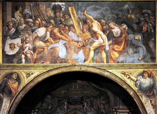 Pordenone (Giovanni Antonio de’ Sacchis called il Pordenone; 1484 Pordenone - 1539 Ferrara); Storie della Passione (Stories of the Passion of Christ), 1520-21, fresco; Duomo di Cremona