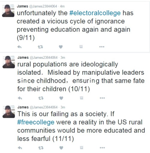 fuckyeahcommunity: .@James23844064 explains the #electoralcollege and why Trump won