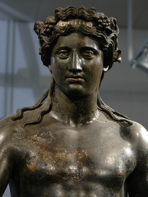 rometheeternal:Dionysus. Bronze. 117—138 CE. Rome, Roman National Museum, Palazzo Massimo alle