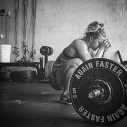 crossfitgames:“Reality is…..I’m kinda addicted to the struggle. It makes me that little bit better every damn day…..”—Kara Webb