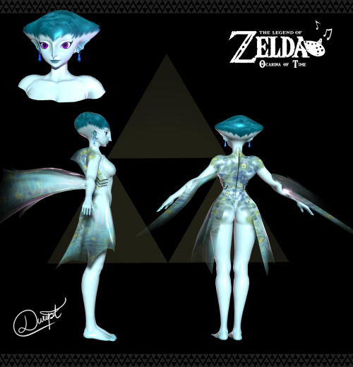 sorumantehreal: Princess of the Zora from Ocarina of Time !