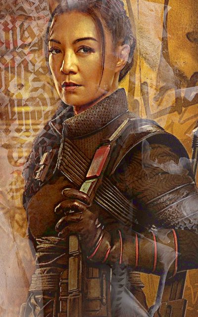 Ming-Na Wen as Fennec Shand in Star Warstextures avatars : @gerard-menjoui