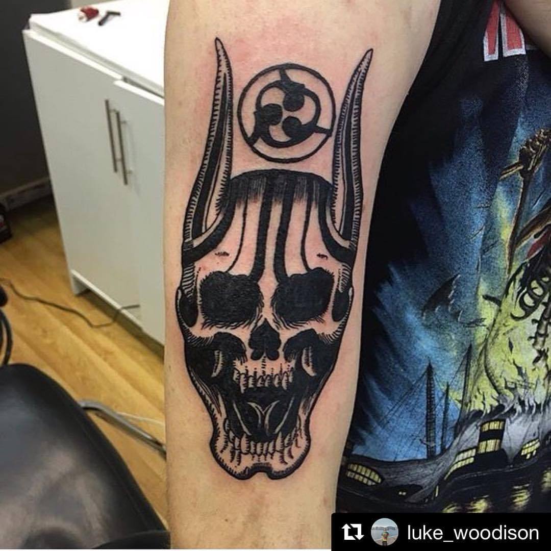 #Repost @luke_woodison with @repostapp
・・・
Thank you so much to @leoblackandgrey for my amazing first Tattoo , I couldn’t be more happy with it! #Tattoo #japanese #Shogun #silenceinthesnow #MKH #Trivium #Oni @kiichichaos @coreytrivium @paulwandtke...