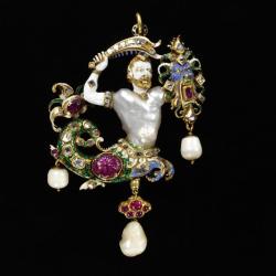 redscharlach:The Canning Jewel (1800-1860), because muscular tattooed beardy hipster mermen have been a thing for longer than you may have realized.