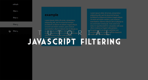 themesbyzsu:TUTORIAL » How to use the javascript filterExample 1 / Example 2 (Basic)Difficulty:  ★ ★