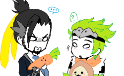 aizy-boy:  still my fav pun on Genji XD (drawn