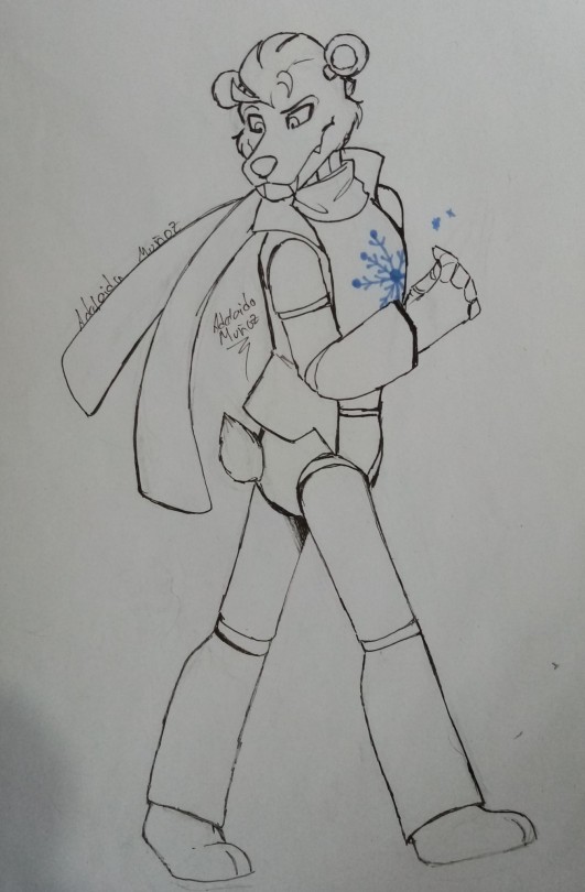 Un Fc De Fnaf Que Hice Es Un Oso Polar Que Dispensa Helado (?