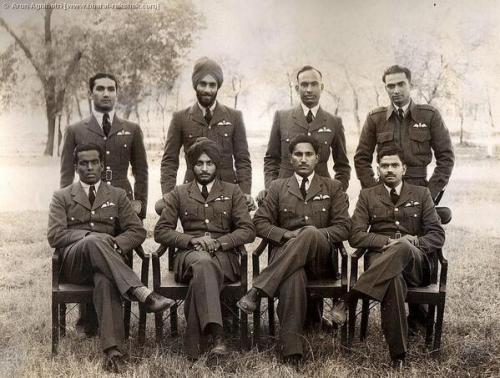 historicaltimes:WWII —- Indian pilots who flew Birmingham built Spitfires during The Battle of Brita
