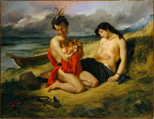 The Natchez, Eugène Delacroix, 1835